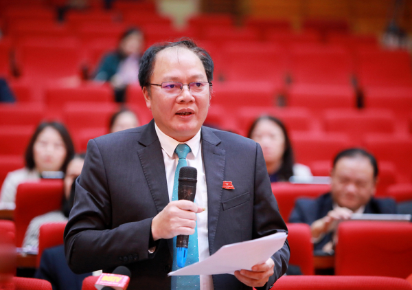 Đại biểu thảo luận tại Kỳ họp thứ 9, HĐND tỉnh Bắc Giang về lĩnh vực giáo dục  - đào tạo